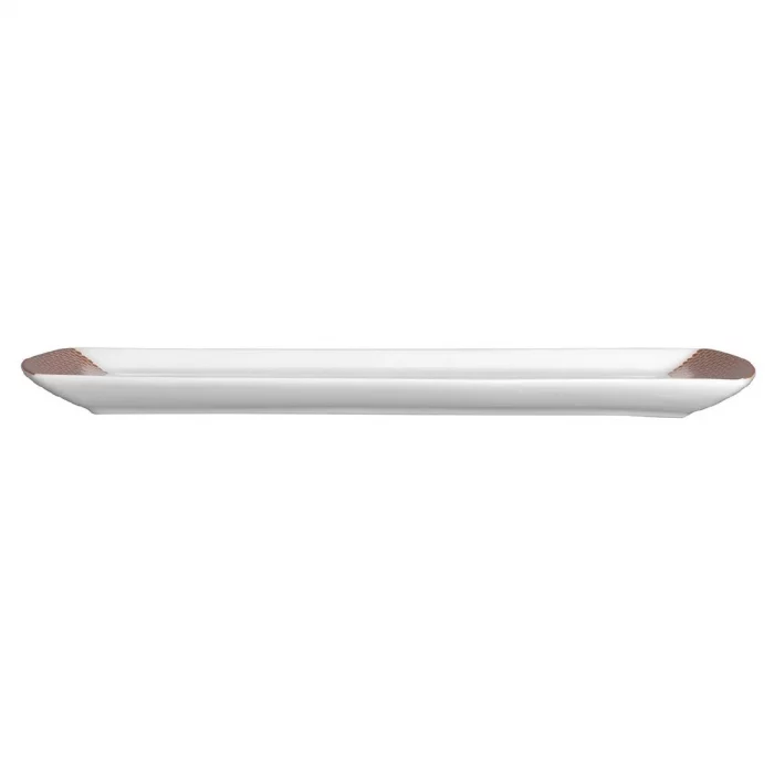 William Edwards Quanta Rectangular Tray - Classic White 340x150mm (Pack of 12) - Image 2