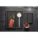 Rene Ozorio Wabi Sabi Square Trays Slate 285mm (Pack of 6) - Image 3