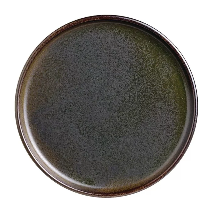 Rene Ozorio Wabi Sabi Round Trays Slate 152mm (Pack of 12) - Image 1
