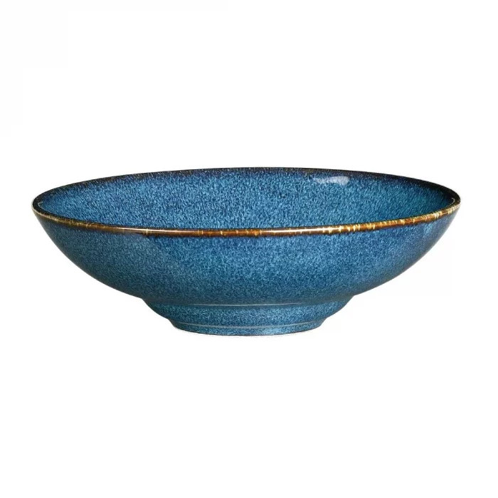 Rene Ozorio Wabi Sabi Rimmed Coupe Bowls Indigo 200mm 887ml (Pack of 6) - Image 4