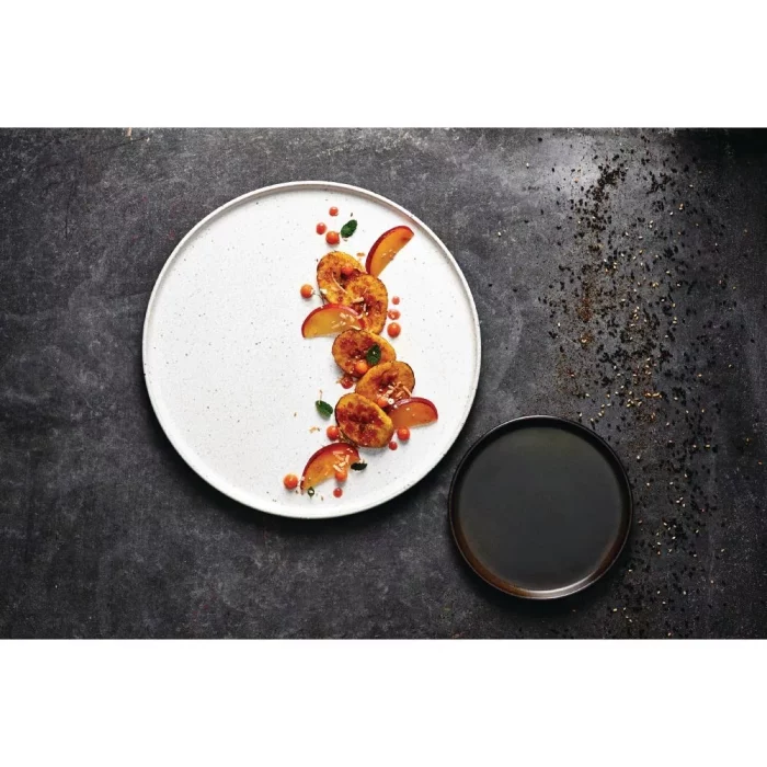 Rene Ozorio Wabi Sabi Round Trays Slate 152mm (Pack of 12) - Image 3