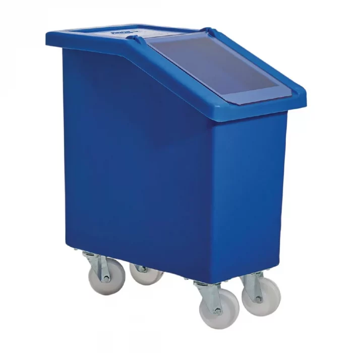 Mobile Ingredient Bin 65Ltr Blue - Image 1
