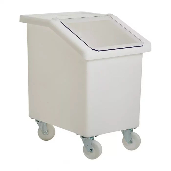 Mobile Ingredient Bin 90Ltr White - Image 1