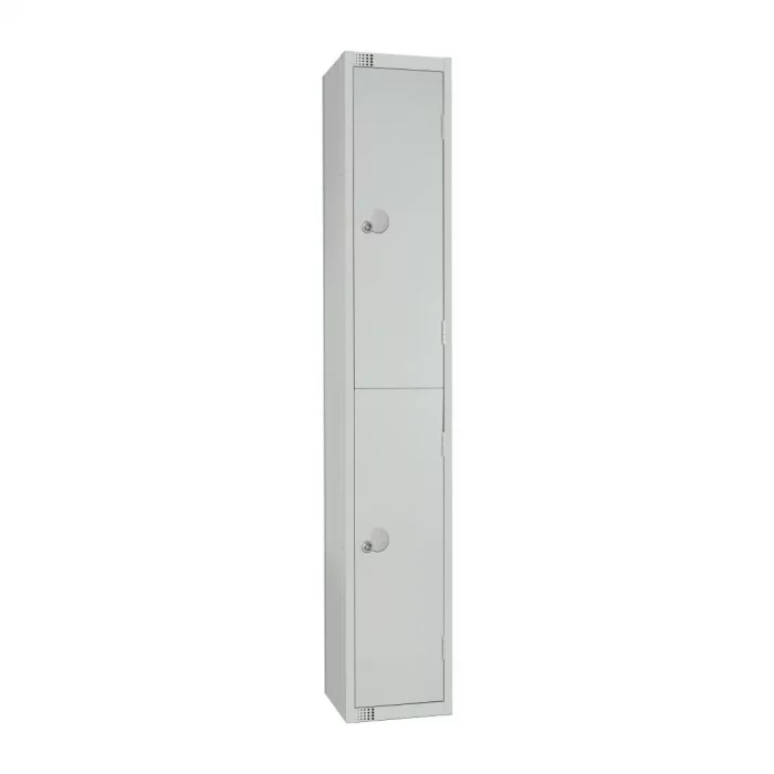 Elite Double Door Electronic Combination Locker Grey - Image 1