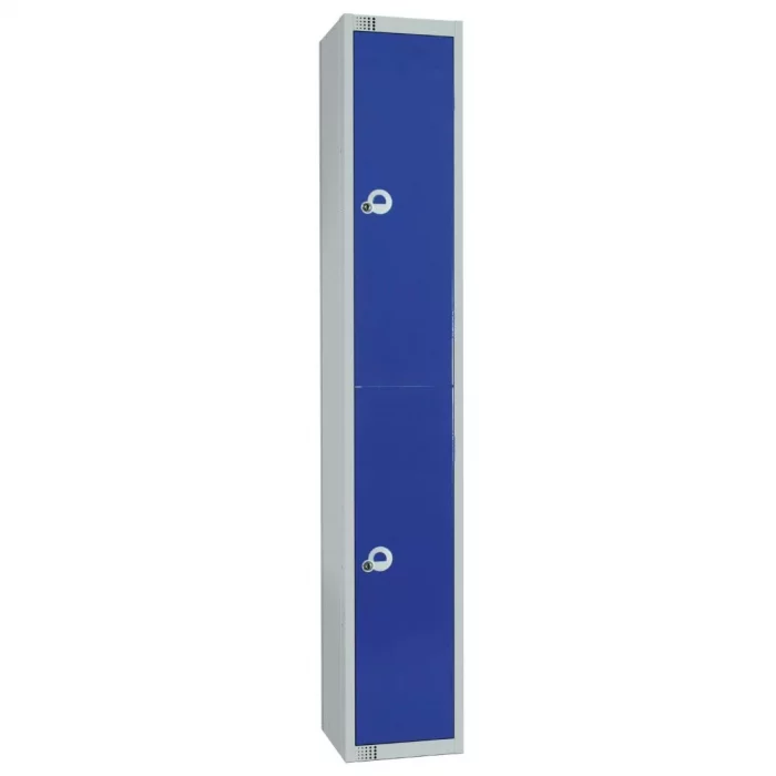 Elite Double Door Camlock Locker Blue - Image 1