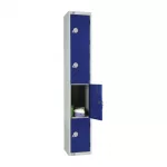 Elite Four Door Padlock Locker Blue - Image 2