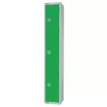 Elite Three Door Electronic Combination Locker Green - Image 3