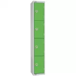 Elite Four Door Electronic Combination Locker Green