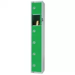 Elite Six Door Coin Return Locker Green - Image 3