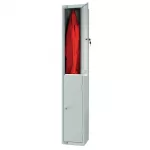 Elite Double Door Camlock Locker Grey - Image 2