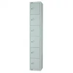 Elite Six Door Coin Return Locker Grey - Image 3