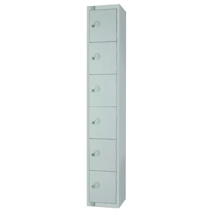 Elite Six Door Coin Return Locker Grey - Image 3