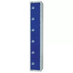 Elite Six Door Coin Return Locker Blue - Image 3