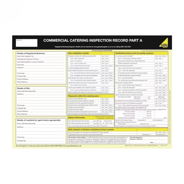 Gas Safety Certificate (5-10 Appliances) - Image 1