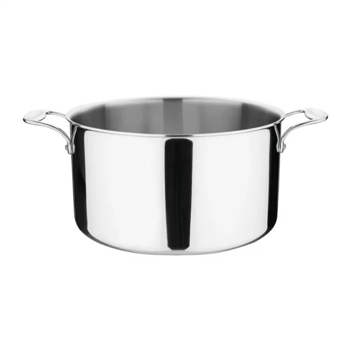 Vogue Stainless Steel & Aluminium Tri-Wall Stew Pan 28cm - Image 1