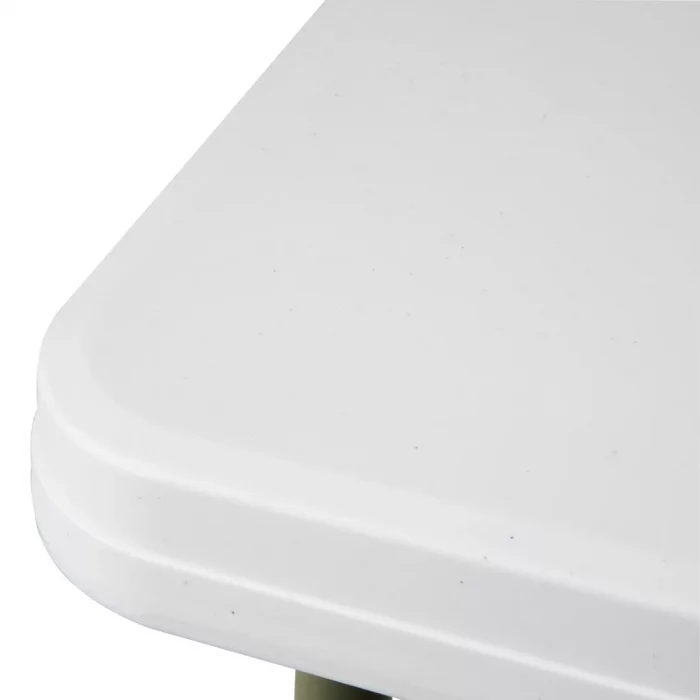 Bolero HDPE Square Folding Table 3ft White (Single) - Image 3