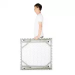 Bolero HDPE Square Folding Table 3ft White (Single) - Image 6