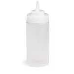 Table Craft 475ml Widemouth Clear Squeeze Bottle with TipTop Polyethylene x 12