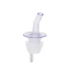 Table Craft Free Flow Whiskey Pourer, Clear SAN 3 x 3 x 11.5cm, 6mm Opening