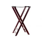 Table Craft Tray Stand, Wood, Mahogany Finish 43 x 40.5 x 82.5cm