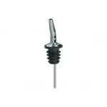 Table Craft Tapered Speed Pourer, Nickel Plated Brass 3 x 3 x 11.5cm, 5mm Opening x 12