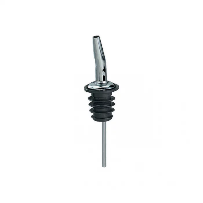 Table Craft Tapered Speed Pourer, Nickel Plated Brass 3 x 3 x 11.5cm, 5mm Opening x 12 - Image 2
