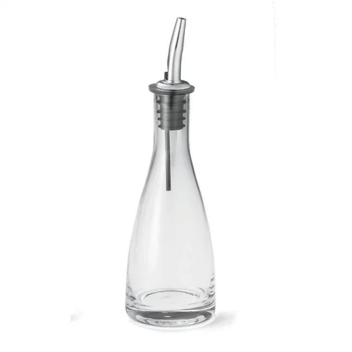 Table Craft 180ml Siena Bottle with Stainless steel Pourers (599P) x 6 - Image 2