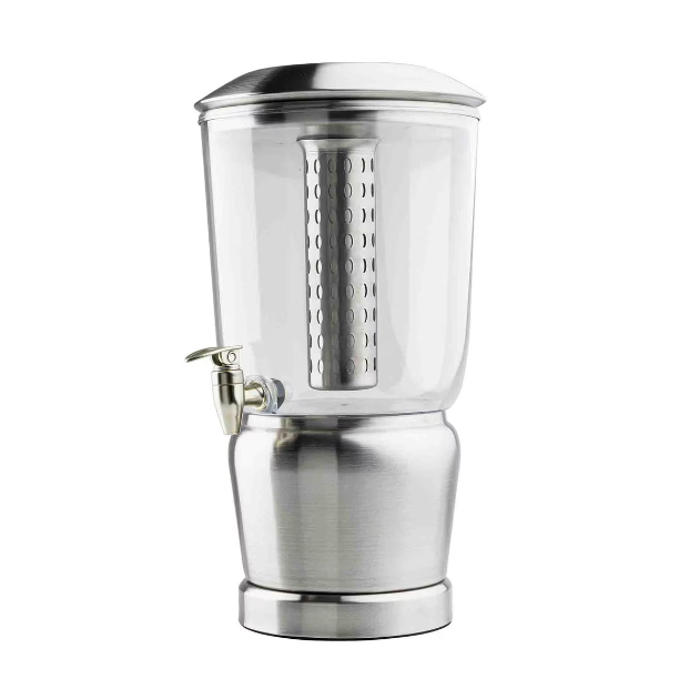 75 Table Craft 11.4L Upscale Beverage Dispenser, 17cm Faucet Clearance, Tritan and Stainless Steel - Image 1