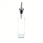 Table Craft 250ml Prima Collection Glass Bottle with Stainless Steel Pourer (599P) x 12