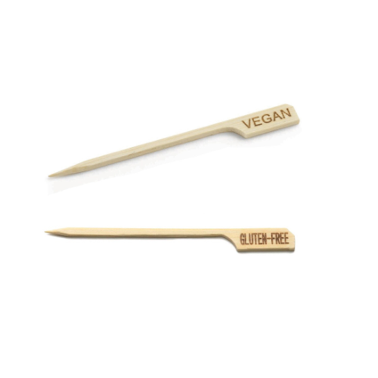 BAMP35A Table Craft 9cm 'Allergy' Paddle Pick (100 per pack) x 12 - Image 1