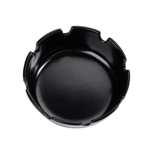 CST363B-1 Table Craft Classic Deepwell Ashtray, Black, Bakelit (12 per pack) 11cm Diameter x 6 - Image 1