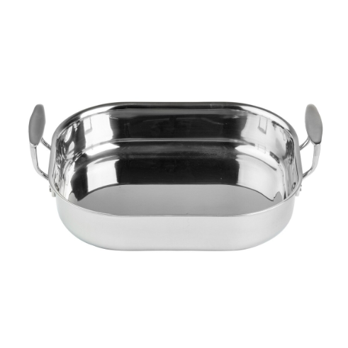 CW2030 Table Craft Tri-Ply 4L Roast Pan, Stainless Steel - Image 1