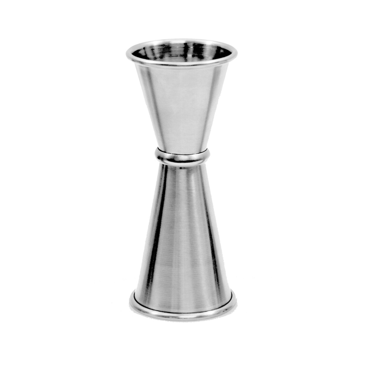 JJ1205 Table Craft 30/45ml Japanese Style Jiggers, Stainless Steel - Image 1