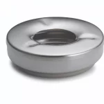 Table Craft 2-Piece Windproof Ashtray, Stainless Steel 12.5cm Diameter