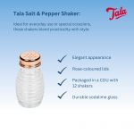 Tala Glass Salt & Pepper Shaker • 85ml • Rose Gold Lid • 12 Per Pack - Image 2