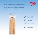 Tala Bamboo Skewers 18cm – 300 Skewers (6 Packs of 50) - Image 2