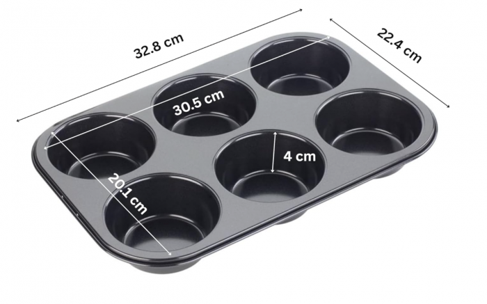 Tala Performance Eclipse Non-Stick 6 Cup jumbo muffin tin - Image 3