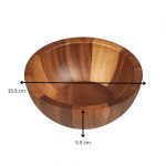 Tala Small Bowl in Lacquered Acacia (Pack of 6) - Image 3