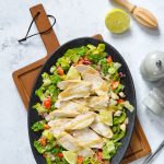 Tala Large Chunky Handled Board w Groove & Leather Tie in Lacquered Acacia - Image 4