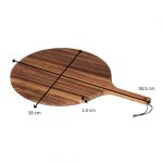 Tala Round Pizza Paddle in Natural Acacia - Image 3