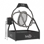 Scheer 1500MM DIAMETER BASE IN MILD STEEL COATED IN BLACK POWDER ROTATING RIMS IN MILD STEEL110  220V - DOUBLE REDUCTION TO BE USED DAILY