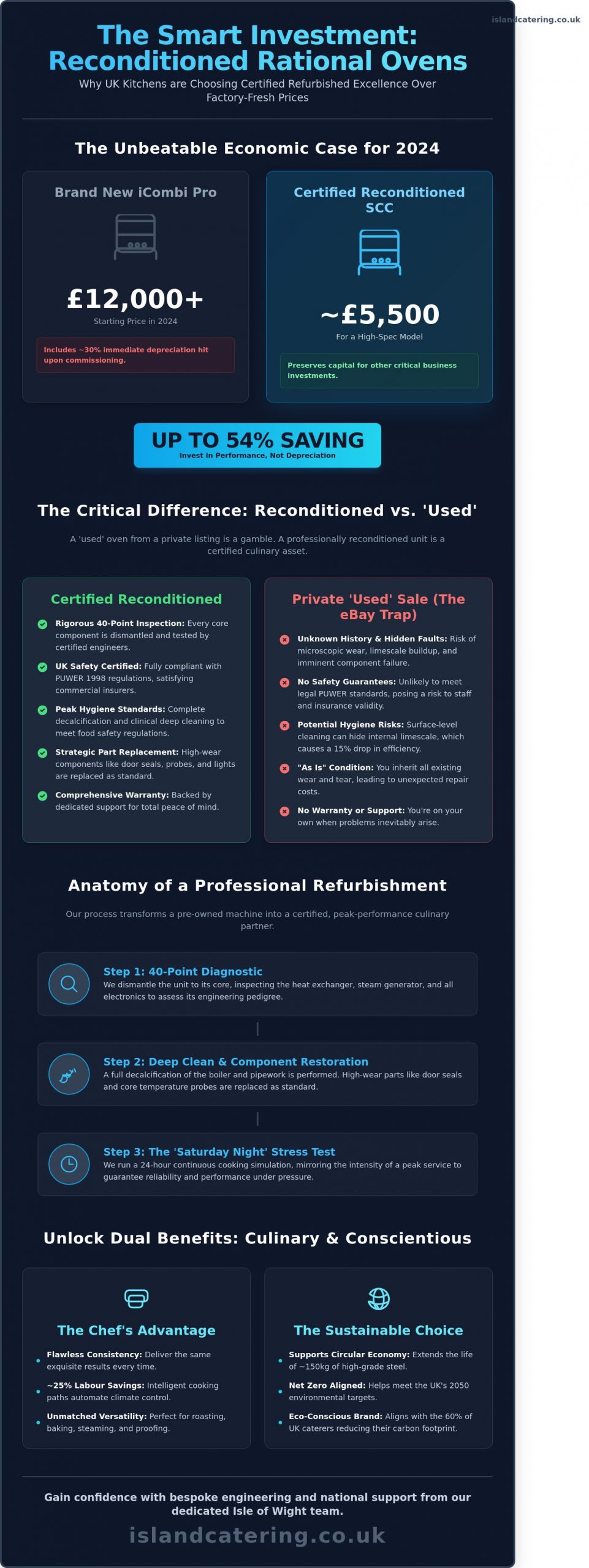 Reconditioned Rational Oven UK The Professional Chefs Guide to Quality Value Infographic scaled Reconditioned Rational Oven UK: The Professional Chef’s Guide to Quality & Value Reconditioned Rational Oven UK: The Professional Chef’s Guide to Quality & Value