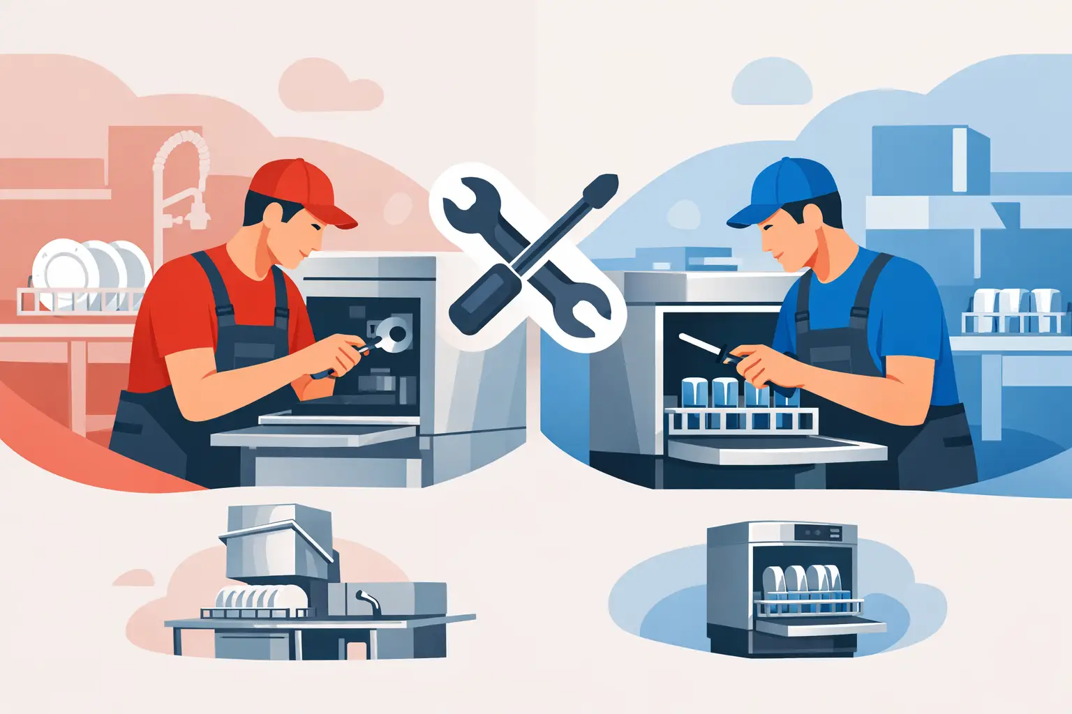 Hobart versus Winterhalter servicing