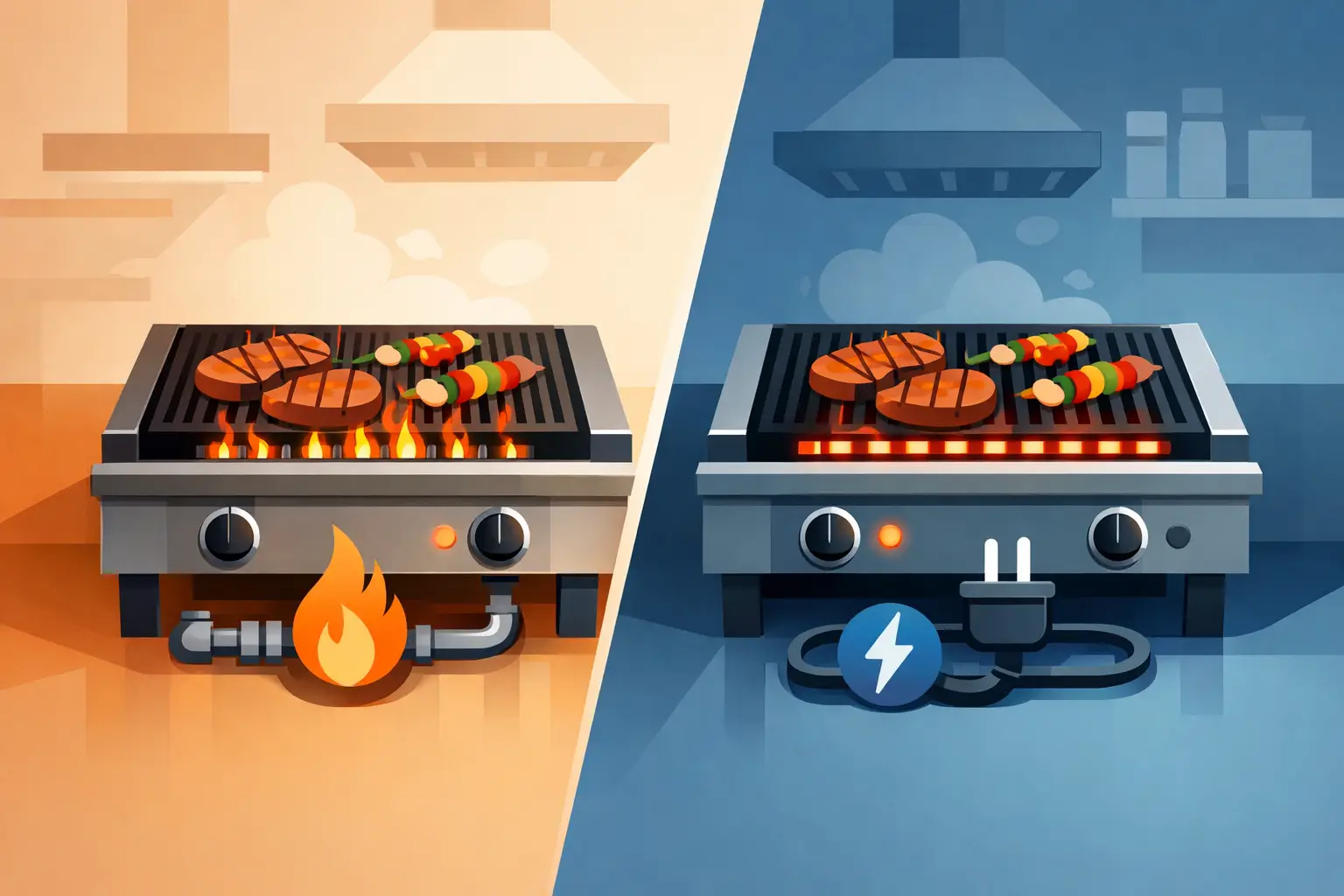 Gas or Electric Chargrill for Your Commercial Kitchen?